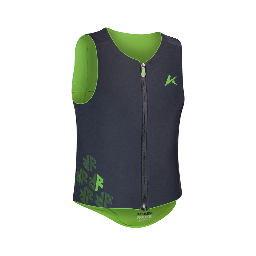 Zascita-Za-Hrbet-Komperdell-Ballistic-Flex-Fit-Pro-Junior Komperdell Ballistic Flex Fit Pro štitnik za leđa za djecu crno/zelen - Slika 1