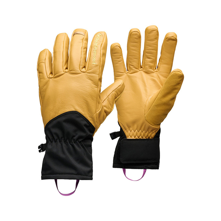 Smucarske rokavice Black Diamond Tour Gloves Beeswax Black