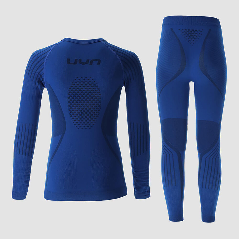 Set Junior Visyon 20 Uw Set Shirt LgSlPants Long Royal Blue2