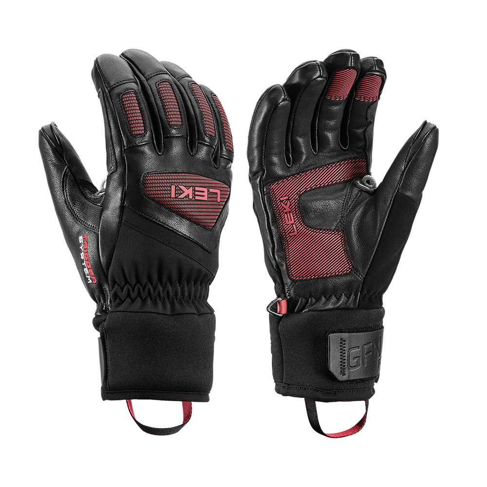 Leki-Griffin-Pro-3D-W Smučarske rokavice Leki Griffin Pro 3D W black-rose - slika 1